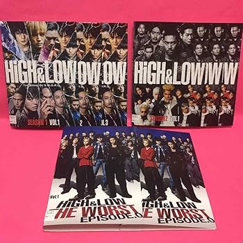 Amazon.co.jp: HiGH&LOW ハイアンドロー DVD 全8卷 レンタル